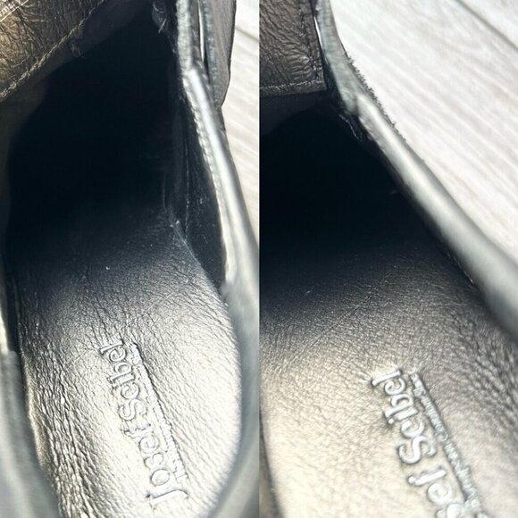 Josef Seibel Leather Ankle Boots in Black - Picture 9 of 13